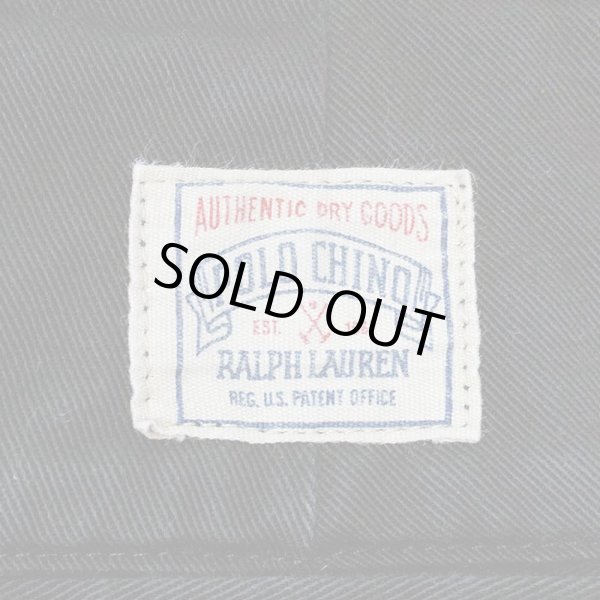 画像3: Early 90's Polo Ralph Lauren 2タック チノトラウザー "BLACK / W34 L30" (3)