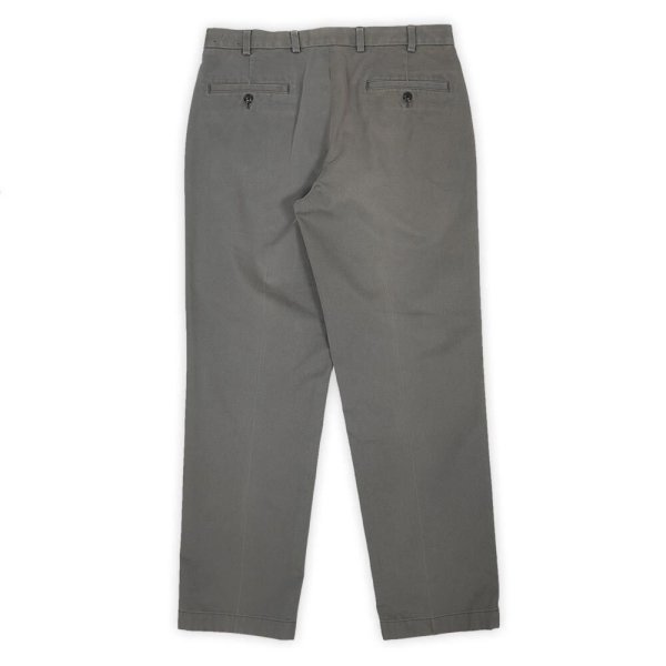 画像2: 00's Brooks Brothers ノータック チノトラウザー "CLARK / W34 L30" (2)