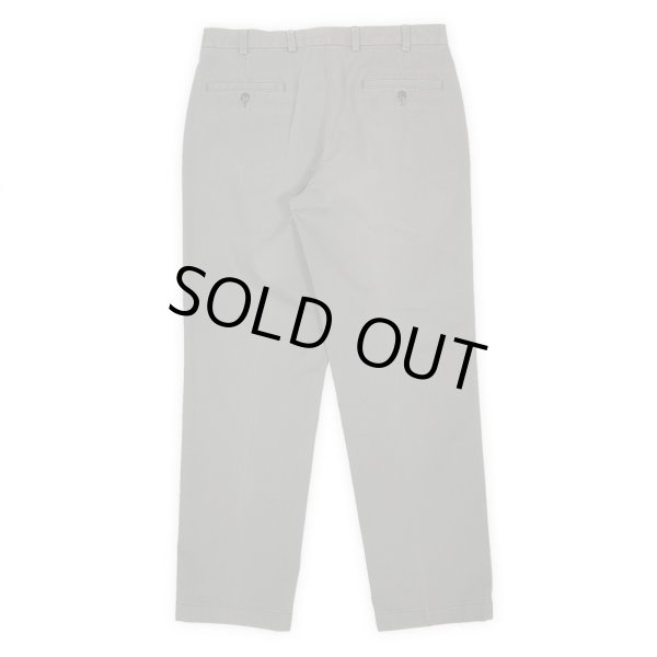 画像2: 00's Brooks Brothers ノータック チノトラウザー "CLARK / W34 L30" (2)