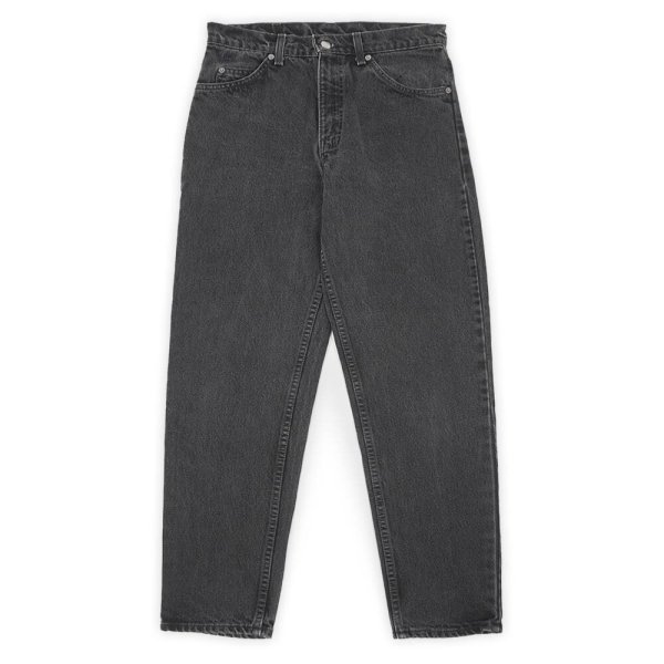 画像1: Early 00's Levi's 550 ブラックデニムパンツ "MADE IN USA / W30 L30" (1)