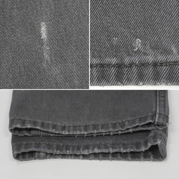 画像5: 00's Levi's 505 ブラックデニムパンツ "W34 L30" (5)