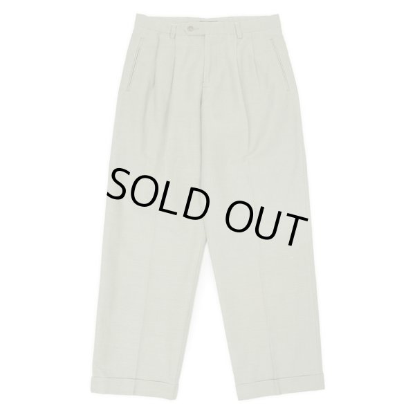 画像1: Late 90's DOCKERS 2タック コットンリネントラウザー "W32 L30" (1)