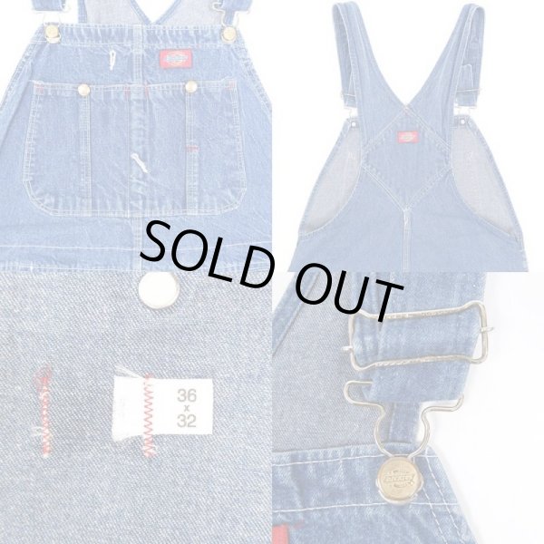 画像4: 90's Dickies デニムオーバーオール (4)