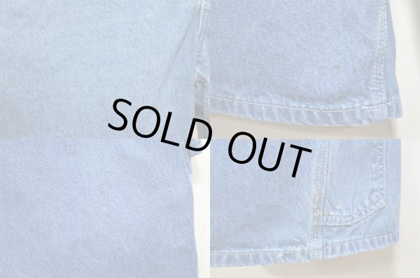 画像4: 00's Carhartt デニムペインターショーツ “W34” (4)