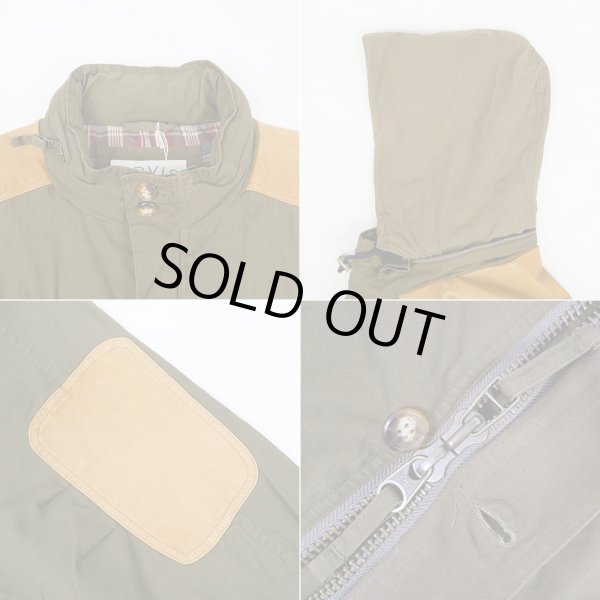 画像4: 90-00's ORVIS レザー切り替え フィールドジャケット (4)