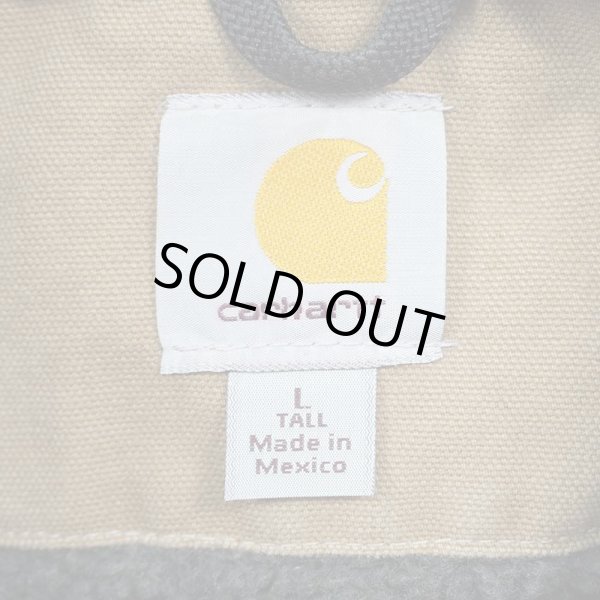 画像3: 00's Carhartt フリースライナー ダックフーディージャケット (3)