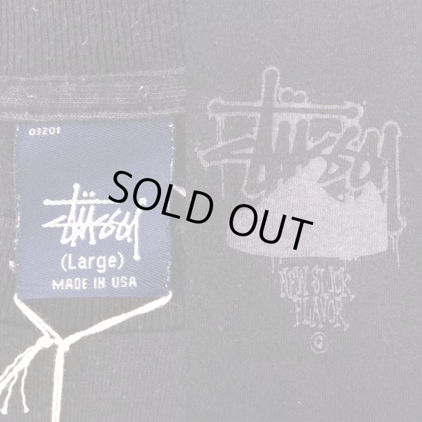 画像3: Early 00's Stussy プリントTシャツ "new slick flavor / MADE IN USA" (3)