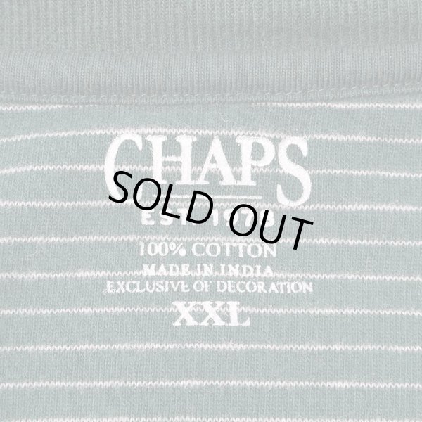 画像2: 00's CHAPS L/S ボーダーカットソー (2)