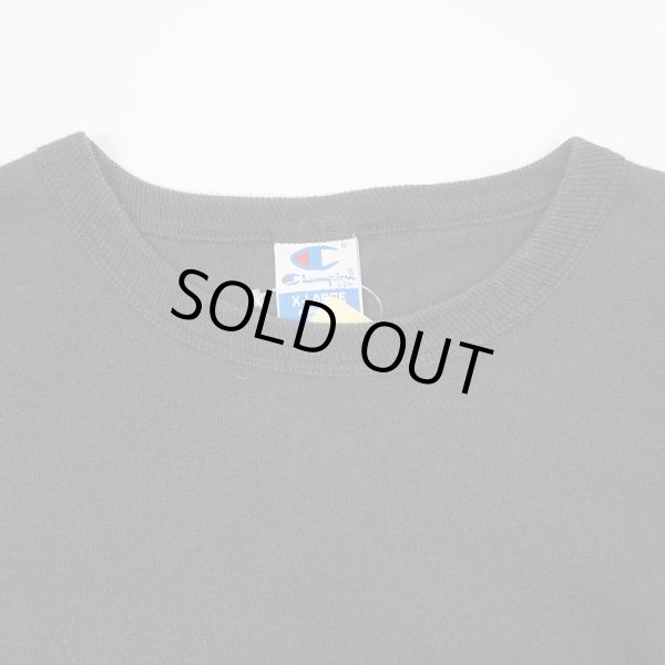 画像3: 90-00's Champion ブランクTシャツ "BLACK" (3)