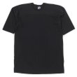 画像1: 80's RUSSELL ブランク フットボールTシャツ “BLACK / XXL / MADE IN USA” (1)