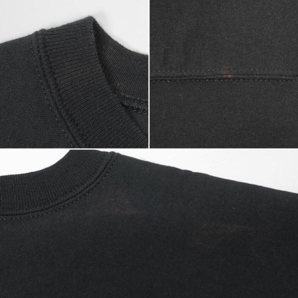 画像4: 80's RUSSELL ブランク フットボールTシャツ “BLACK / XXL / MADE IN USA” (4)
