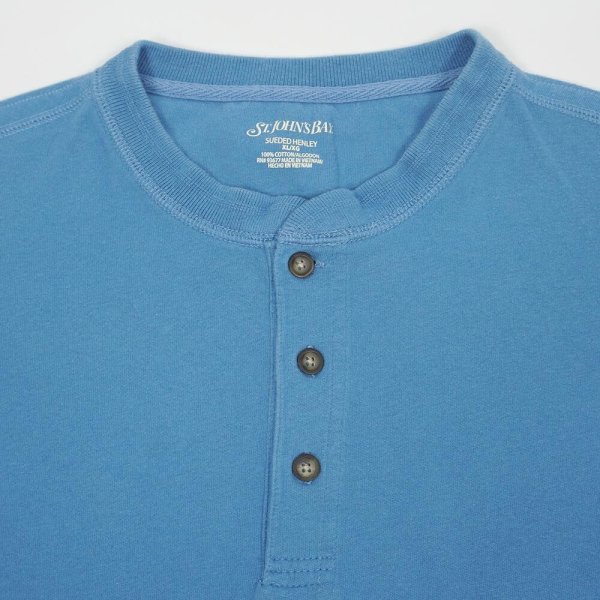 画像3: 00's ST JOHN'S BAY ヘンリーネックカットソー (3)