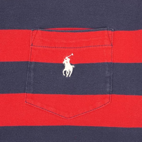画像3: 00's Polo Ralph Lauren ボーダーポケットTシャツ (3)
