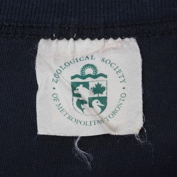 画像2: 80-90's METRO TORONTO ZOO ビッグプリントTシャツ (2)