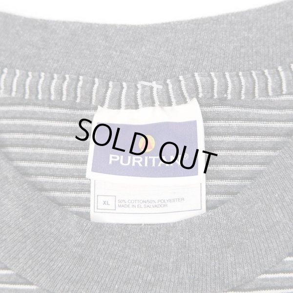 画像2: 90-00's Puritan マルチボーダー柄 Tシャツ (2)