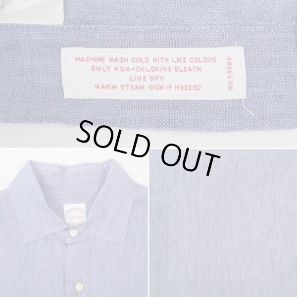 画像4: 90-00's Brooks Brothers S/S リネンシャツ (4)