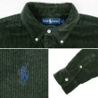 画像4: 90's Polo Ralph Lauren 太畝コーデュロイ ボタンダウンシャツ (4)