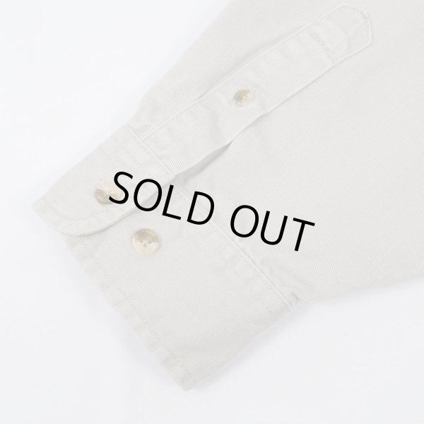 画像3: 90's Eddie Bauer カラーデニム バンドカラーシャツ (3)