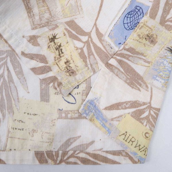 画像5: 90's ROUNDTREE & YORKE 総柄 オープンカラーシャツ (5)