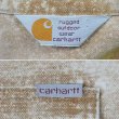 画像2: 90's Carhartt ブリーチ加工 ダックワークシャツ (2)