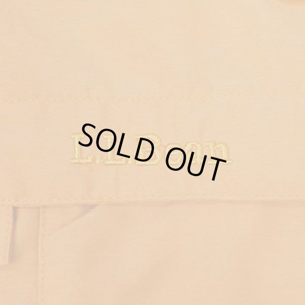 画像3: 00's L.L.Bean ナイロンフィッシングシャツ "MANGO ORANGE" (3)