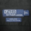 画像2: 90's Polo Ralph Lauren レギュラーカラーシャツ "MARLOWE / BLACK" (2)