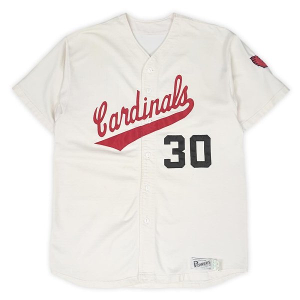 画像1: 80's Cardinals ベースボールシャツ "POWERS body / MADE IN USA" (1)