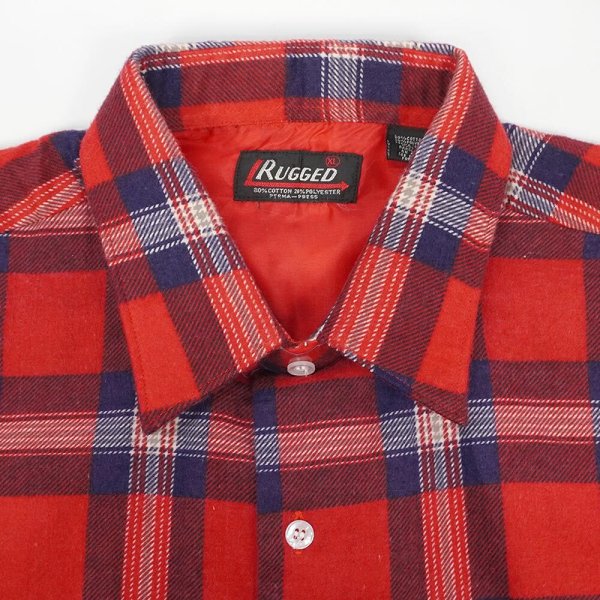 画像3: 80's RUGGED プリントネルシャツ "DEADSTOCK" (3)