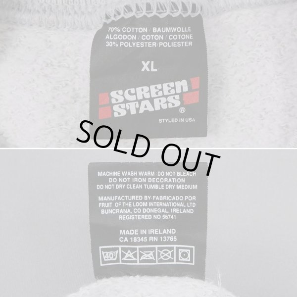 画像2: 90's Hard Rock CAFE ロゴ刺繍 スウェット “LONDON / MADE IN IRELAND” (2)