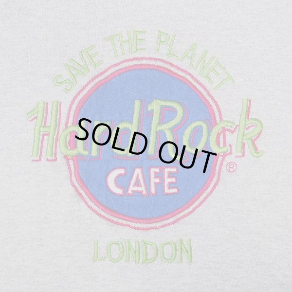 画像3: 90's Hard Rock CAFE ロゴ刺繍 スウェット “LONDON / MADE IN IRELAND” (3)