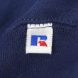 画像4: 90's RUSSELL 前V ブランクスウェット "MADE IN USA / NAVY / XXL" (4)