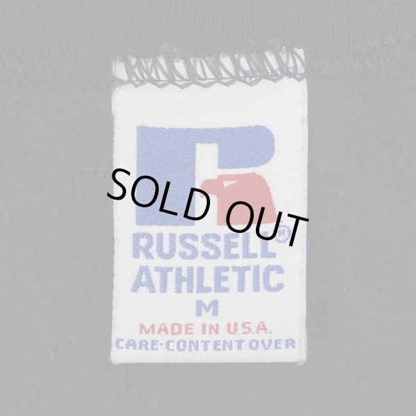 画像2: 90's RUSSELL プリントスウェット “BLACK / MADE IN USA” (2)