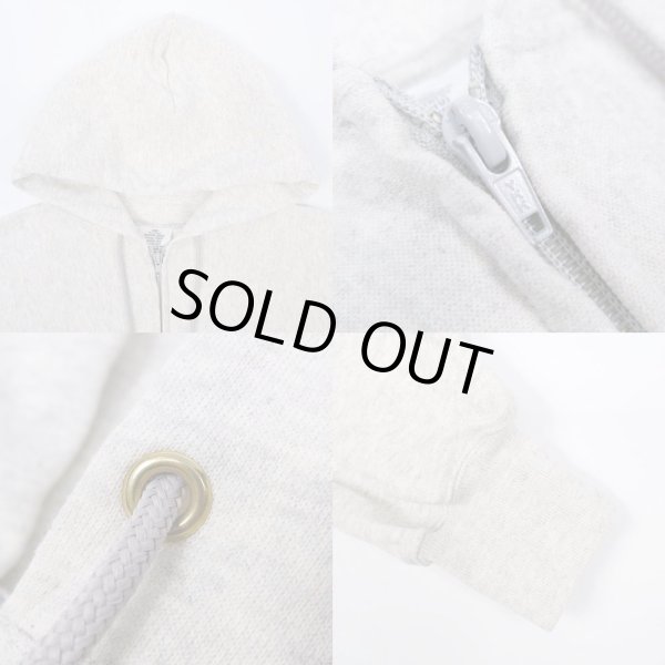 画像4: 90's US.ARMY PFU フルジップ スウェットパーカー "BLANK BODY / DEADSTOCK" (4)