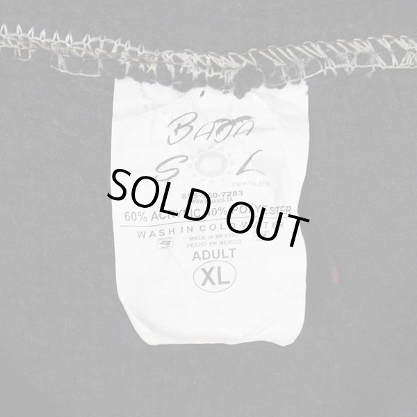 画像2: 90's BAJA SOL メキシカンパーカー “BLACK” (2)