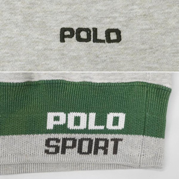 画像3: 90's POLO SPORT スウェットパーカー (3)