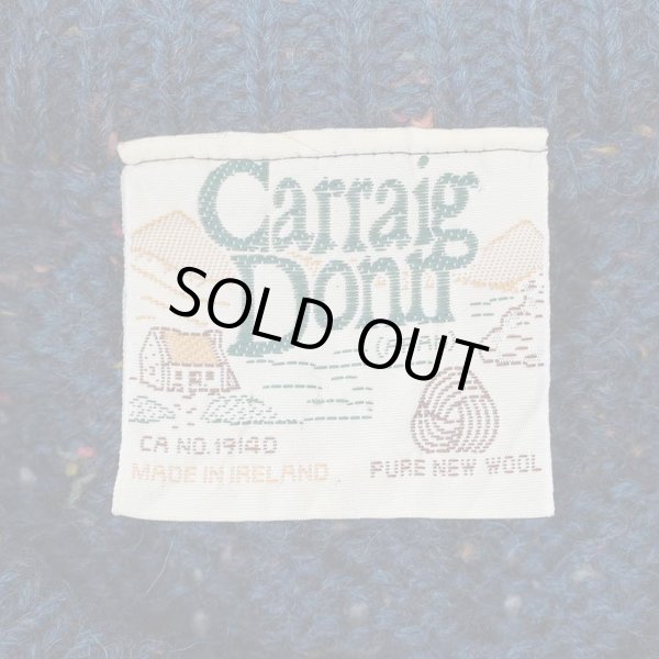 画像2: 90's Carraig Donn ネップ柄 フィッシャーマンセーター "MADE IN IRELAND" (2)
