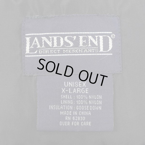 画像2: 90's LANDS' END ダウンベスト "BLACK" (2)