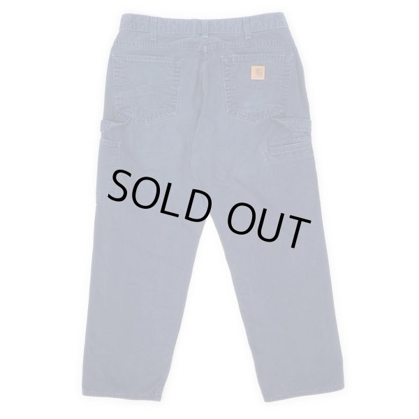 画像2: 00's Carhartt ライトダック ペインターパンツ "NAVY / W33 L30" (2)