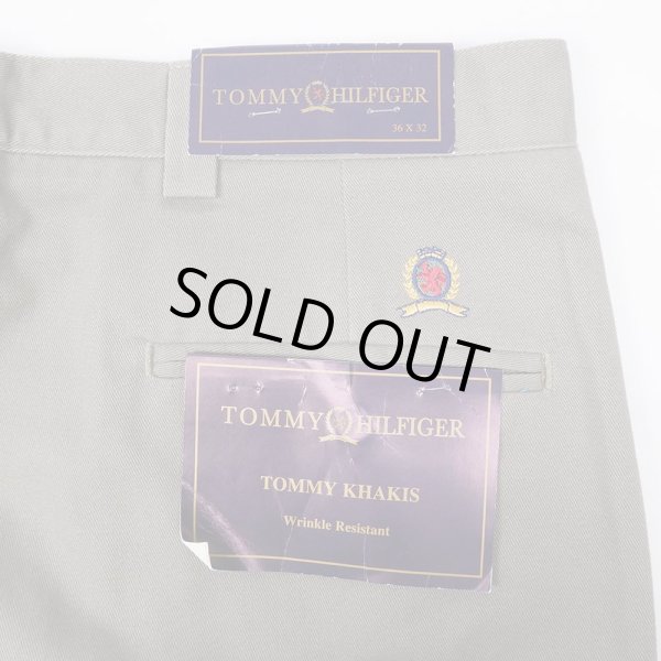画像3: 90's TOMMY HILFIGER 2タック チノトラウザー "DEADSTOCK" (3)