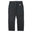 画像2: 00's Carhartt コットンツイル ペインターパンツ "BLACK" (2)