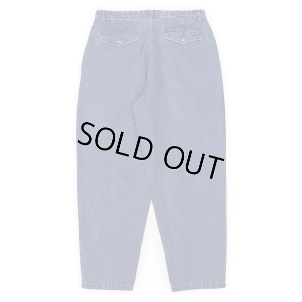 画像2: 90's NAUTICA 2タック デニムトラウザー (2)