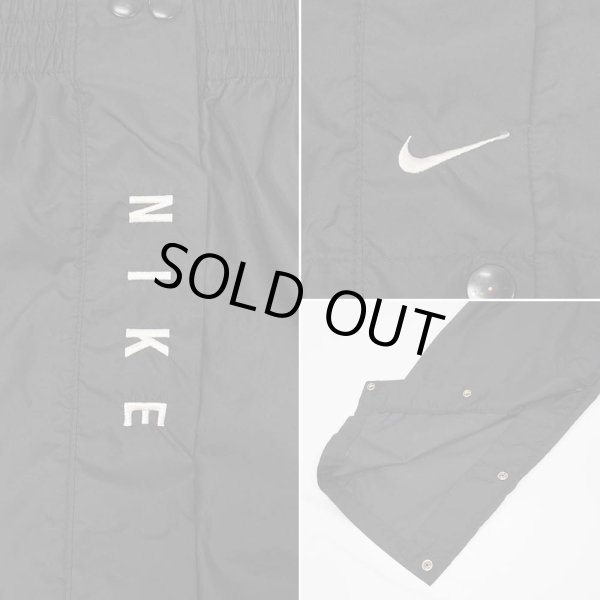 画像5: 90's NIKE ナイロンウォームアップパンツ "BLACK" (5)