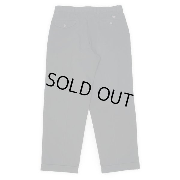 画像2: Early 00's DOCKERS 2タック チノトラウザー "MADE IN USA / BLACK / W34 L30" (2)