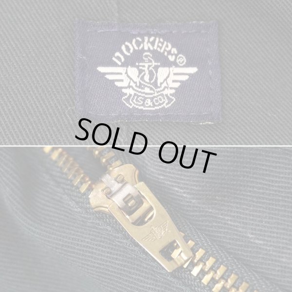 画像3: Early 00's DOCKERS 2タック チノトラウザー "MADE IN USA / BLACK / W34 L30" (3)