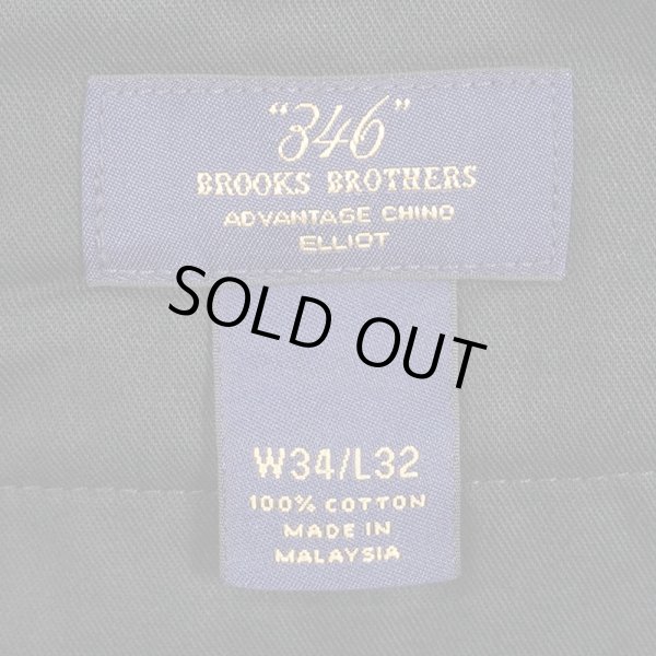 画像3: 00's Brooks Brothers 2タック チノトラウザー "ELLIOT / W34 L32 / BLACK" (3)