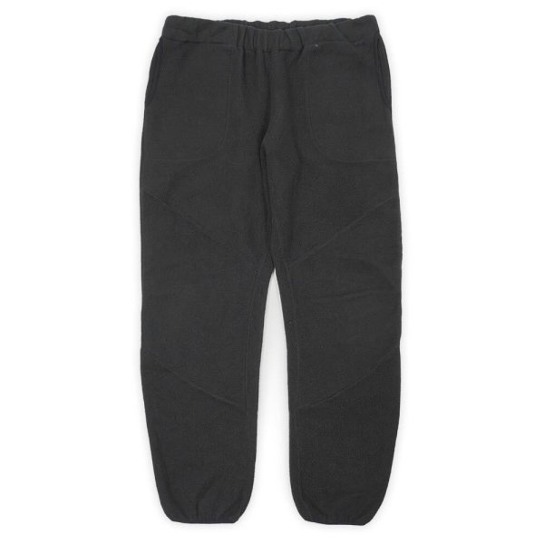 画像1: 80's EMS フリースパンツ "MADE IN USA / BLACK" (1)