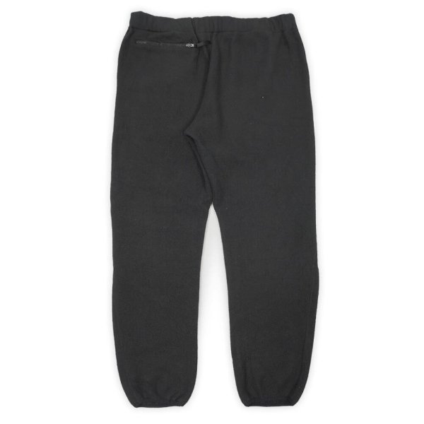 画像2: 80's EMS フリースパンツ "MADE IN USA / BLACK" (2)
