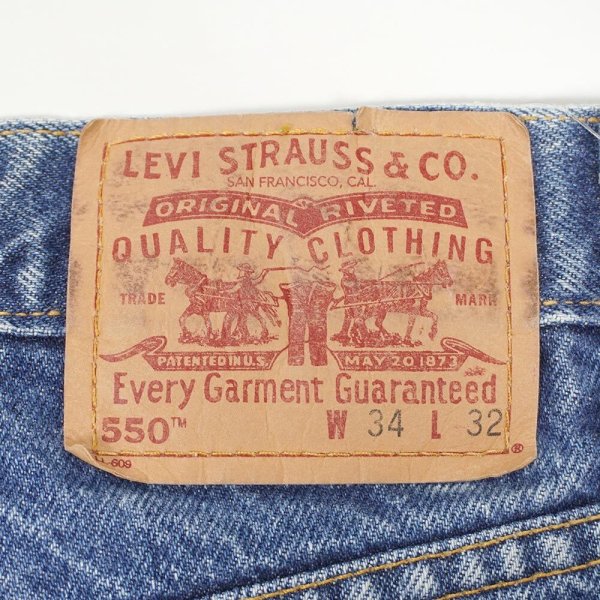 画像3: Early 00's Levi's 550 デニムパンツ "W34 L32" (3)