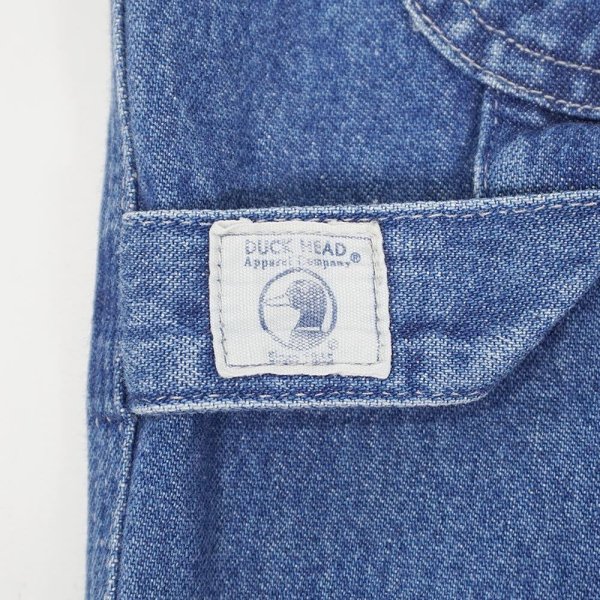 画像4: 90's DUCK HEAD デニムペインターパンツ "FABRIC MADE IN USA" (4)