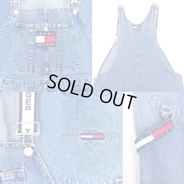 画像5: 90's TOMMY HILFIGER デニムオーバーオール (5)